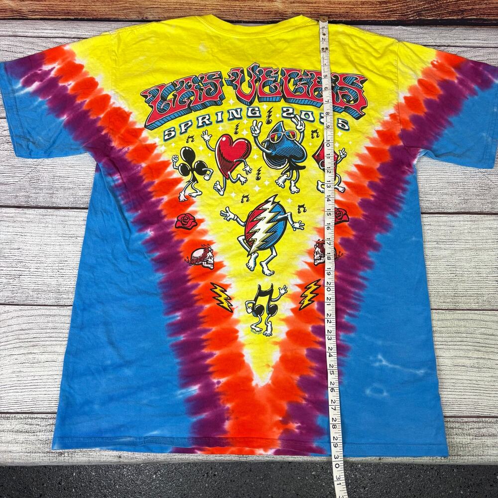 2025 The Grateful Dead At The Sphere Las Vegas Tie Dye Liquid Blue T-shirt - Picture 7 of 9